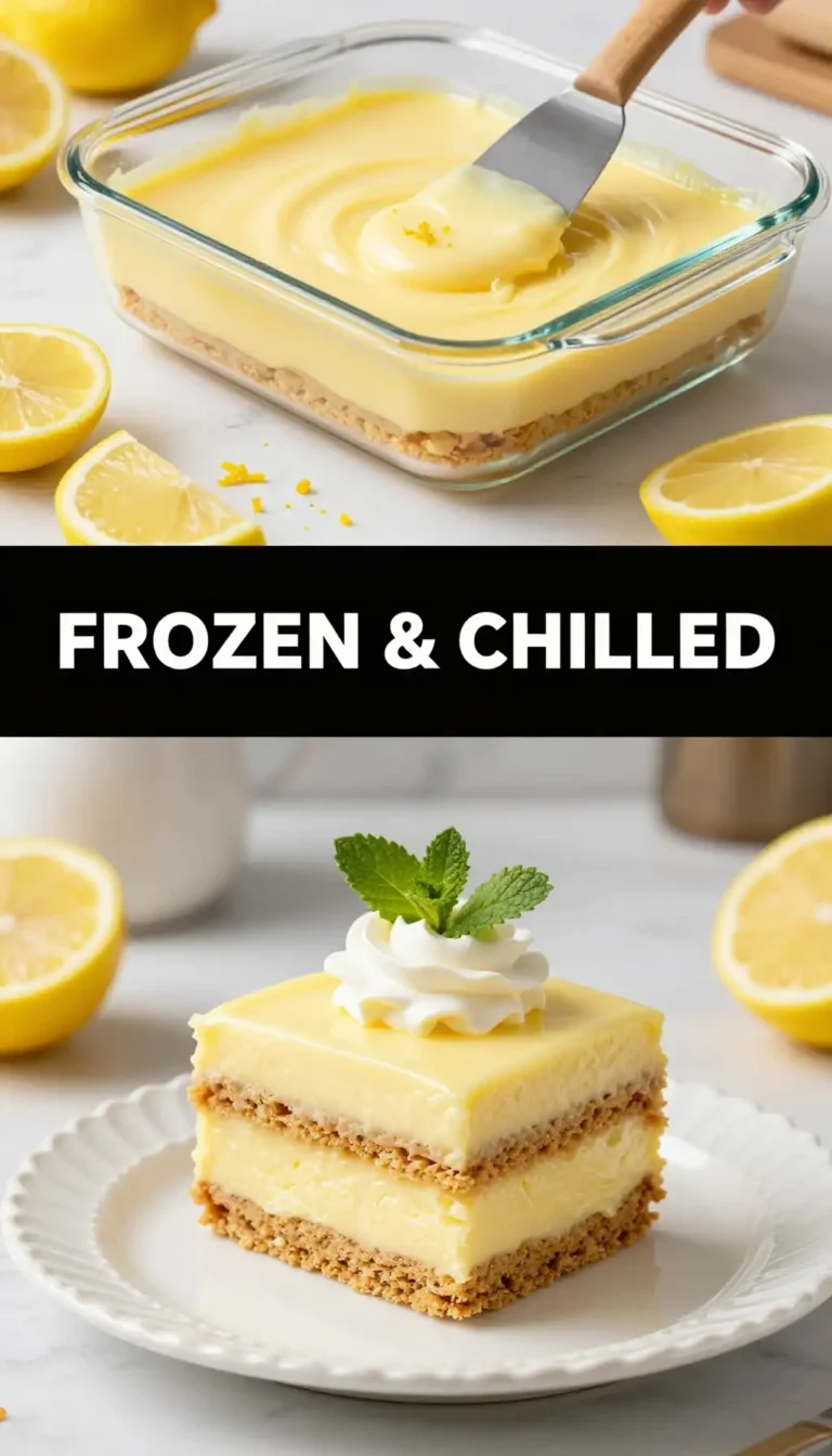 Icebox Lemon And Graham Cracker Cake