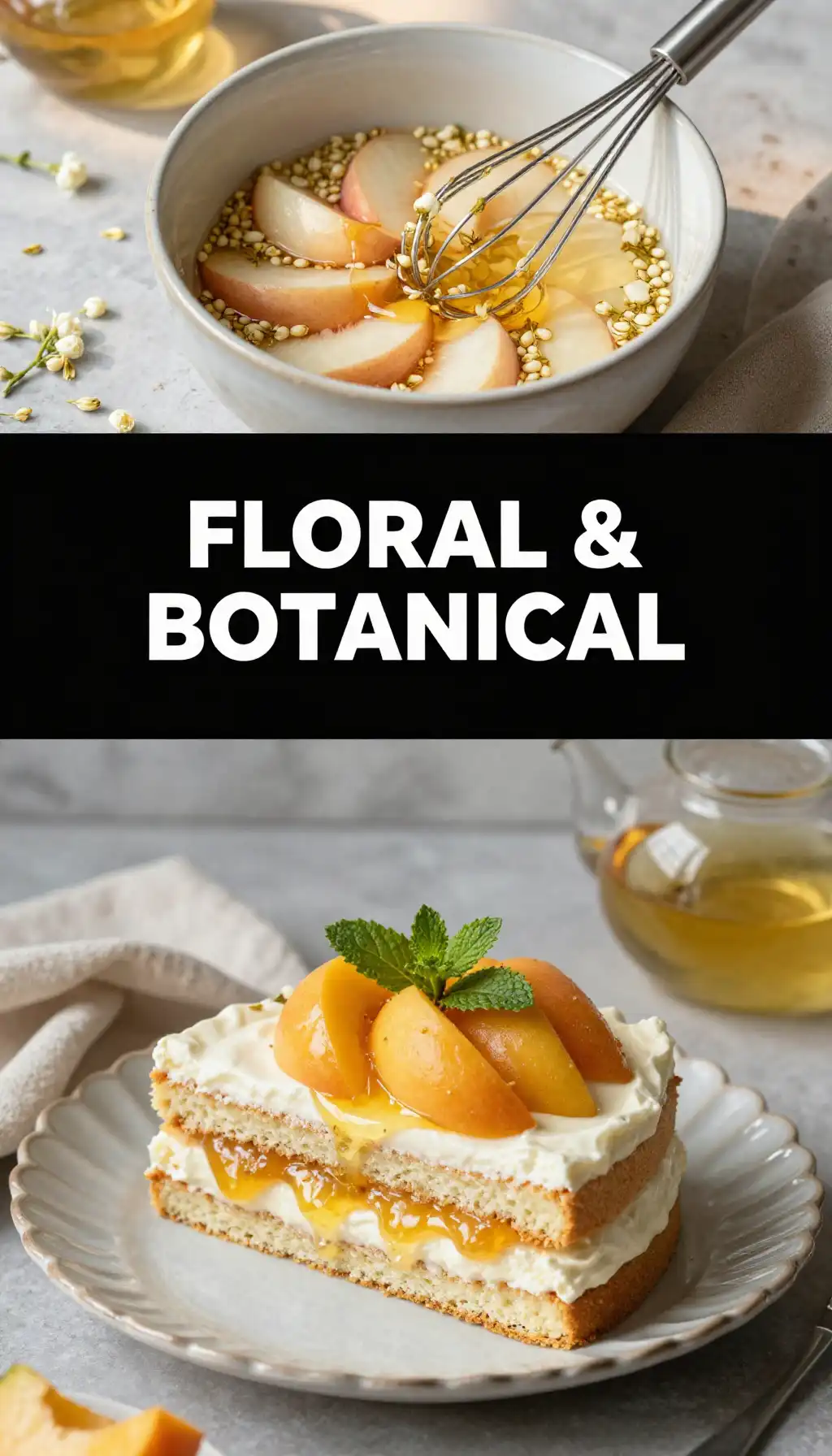 Jasmine Tea And White Peach Sponge