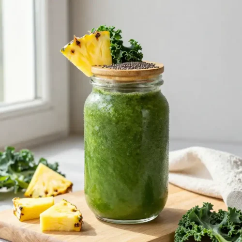 Easy Kale Pineapple Smoothie for Energy Boost