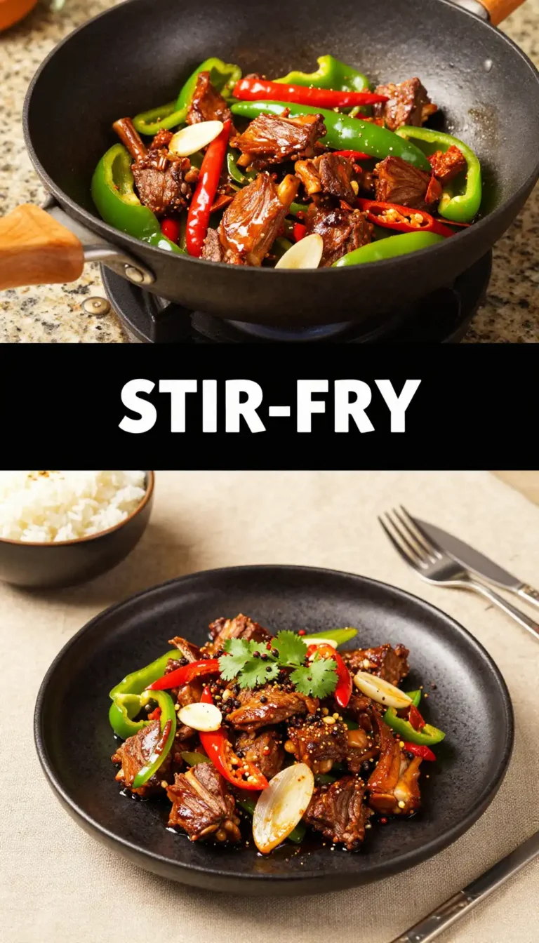 Lamb Stir-Fry with Cumin and Sichuan Peppercorns
