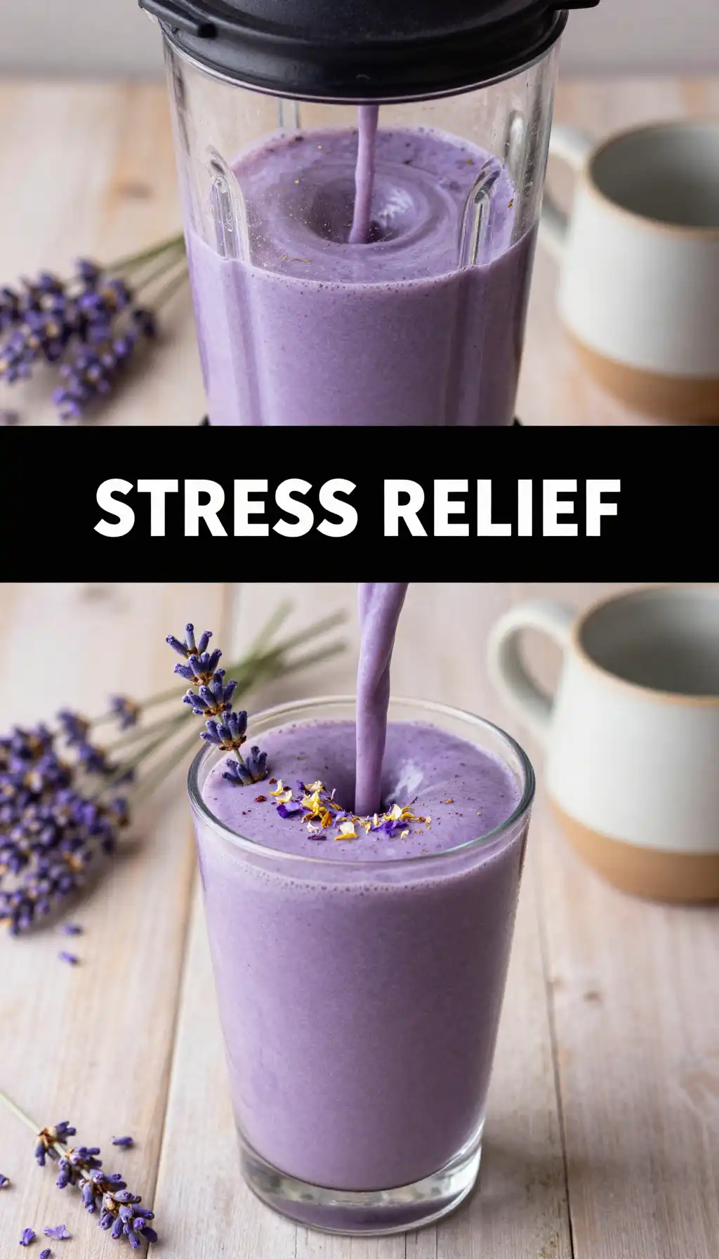 Lavender Latte Smoothie for Afternoon Calm