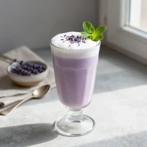 Lavender Latte Smoothie for Afternoon Calm