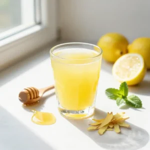 Lemon Ginger Morning Detox Shot Recipe for Digestion