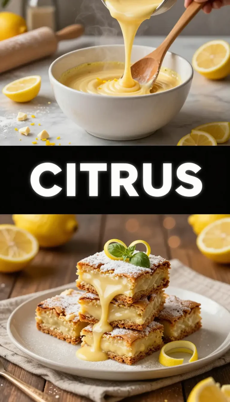 Lemon White Chocolate Blondies