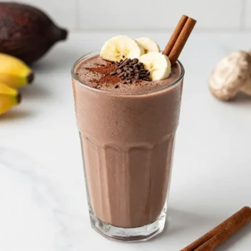 Lion's Mane Cacao Smoothie for Brain Power & Focus
