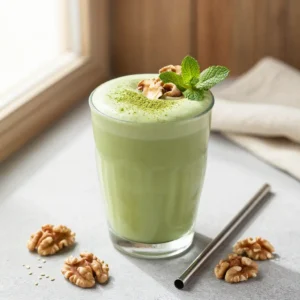 Brain-Boosting Matcha Smoothie for Focus & Energy