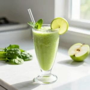 Low-Calorie Green Smoothie for a Flat Belly
