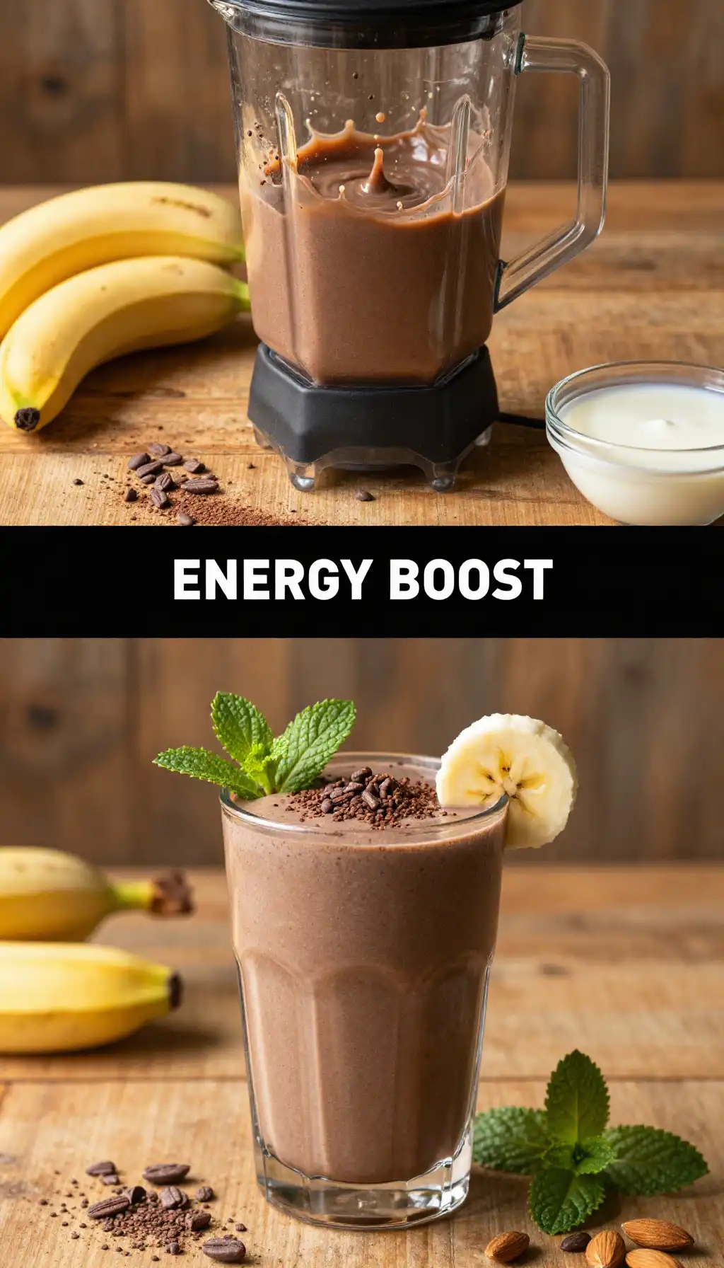 Maca Cacao Energy Smoothie for Morning Motivation