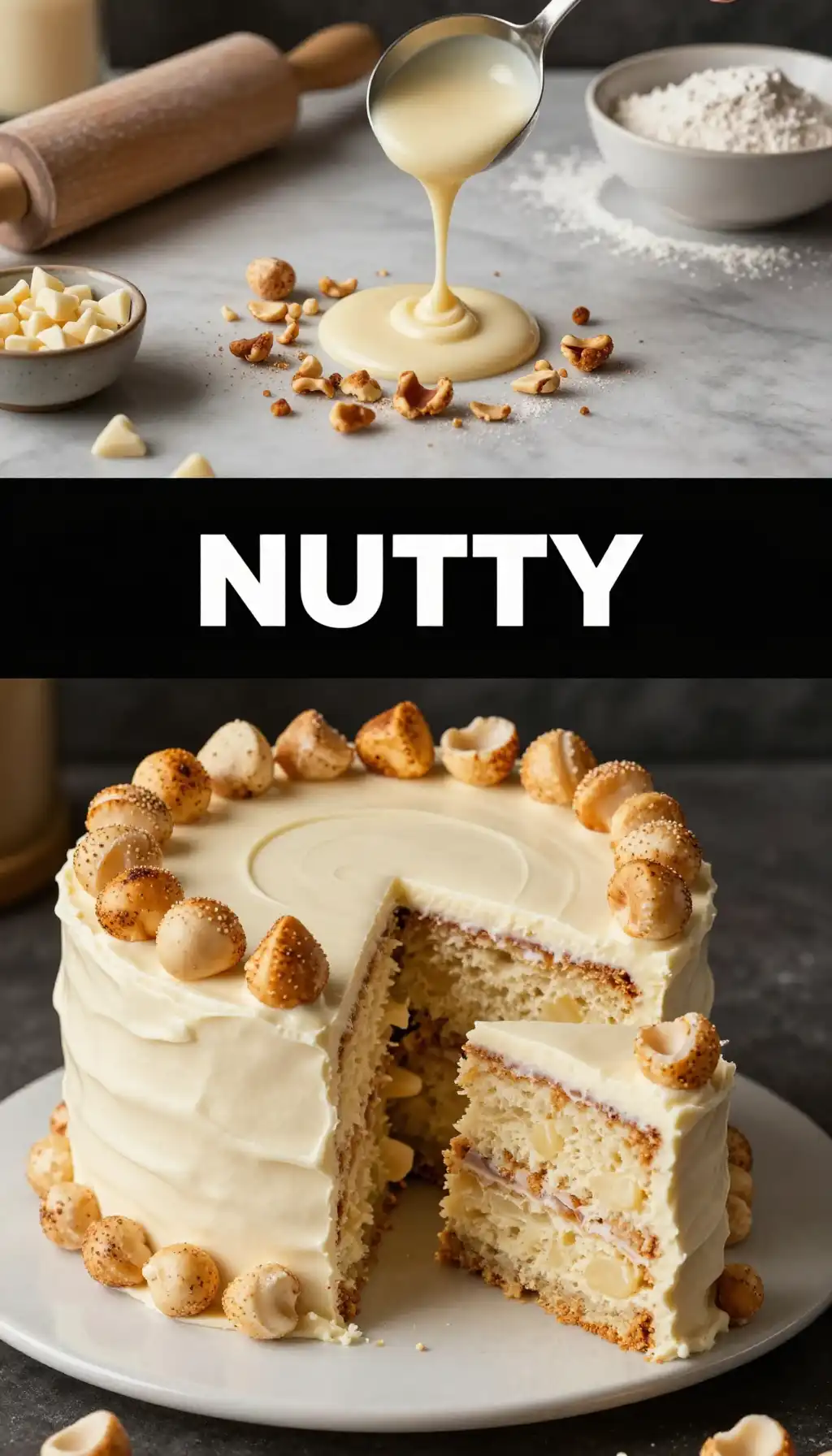 Macadamia And White Chocolate Layer Cake