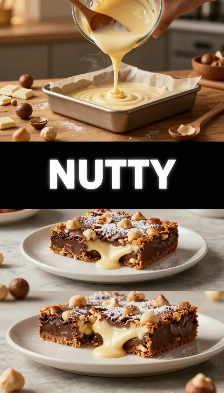 Macadamia Nut White Chocolate Blondies