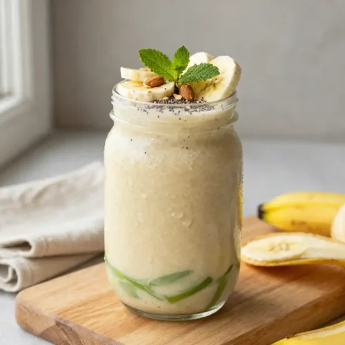 Magnesium Banana Smoothie for Muscle Relaxation