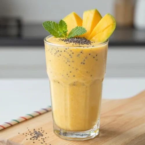 Easy Mango Chia Smoothie Recipe for Energy & Omega-3