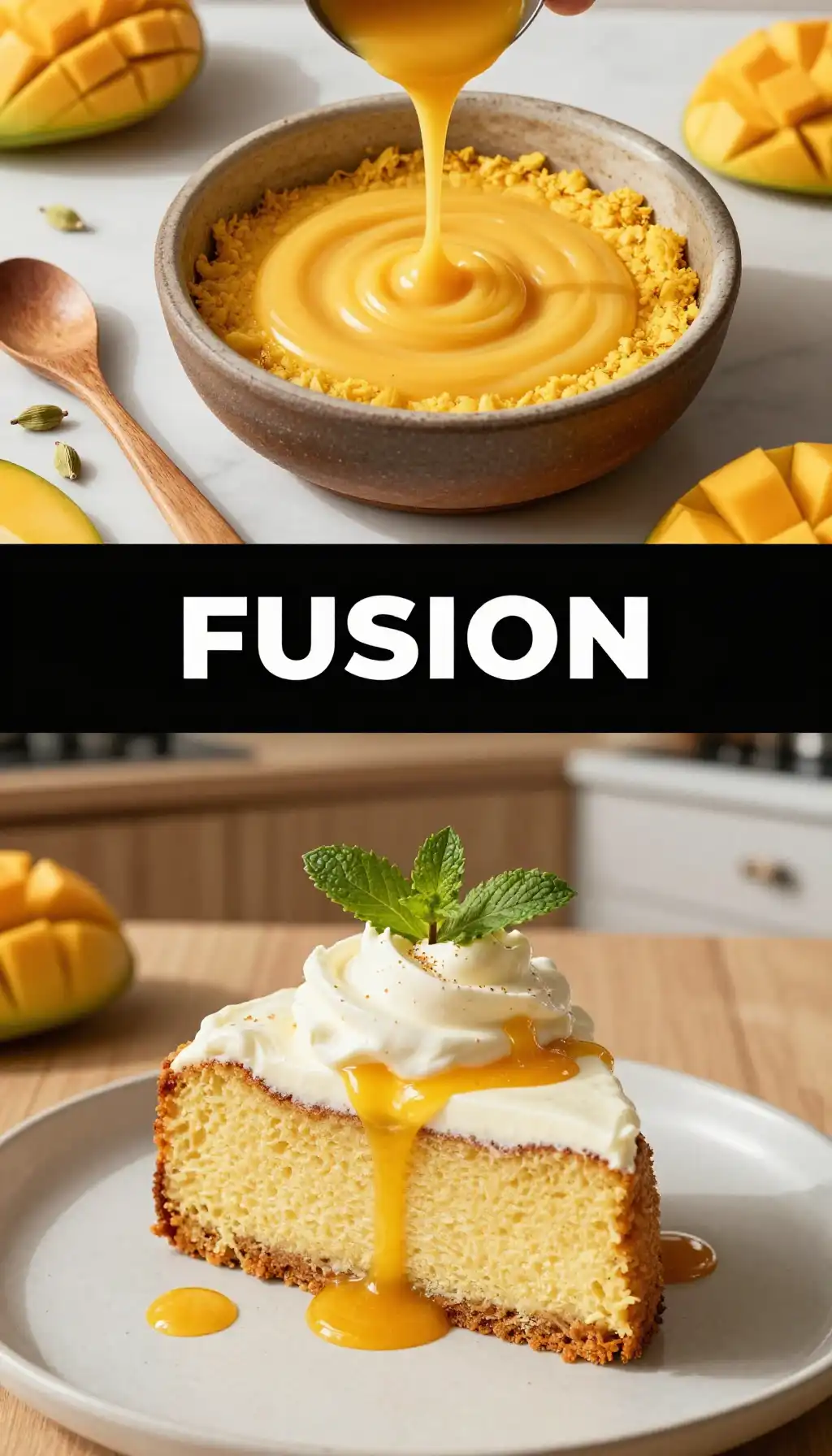 Mango Lassi Inspired Layer Cake