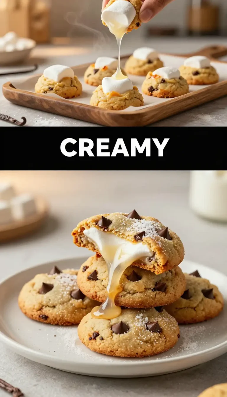 Marshmallow Filled Chocolate Cookies