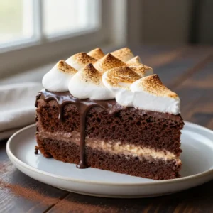 Easiest 3-Ingredient Marshmallow Fluff Chocolate Cake