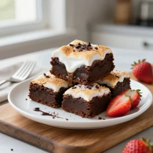 Gooey Marshmallow Fluff Brownies: Easy Recipe