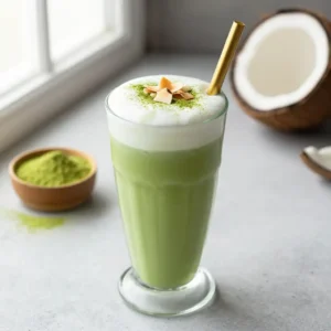 Matcha Coconut Smoothie: Steady Energy & Focus