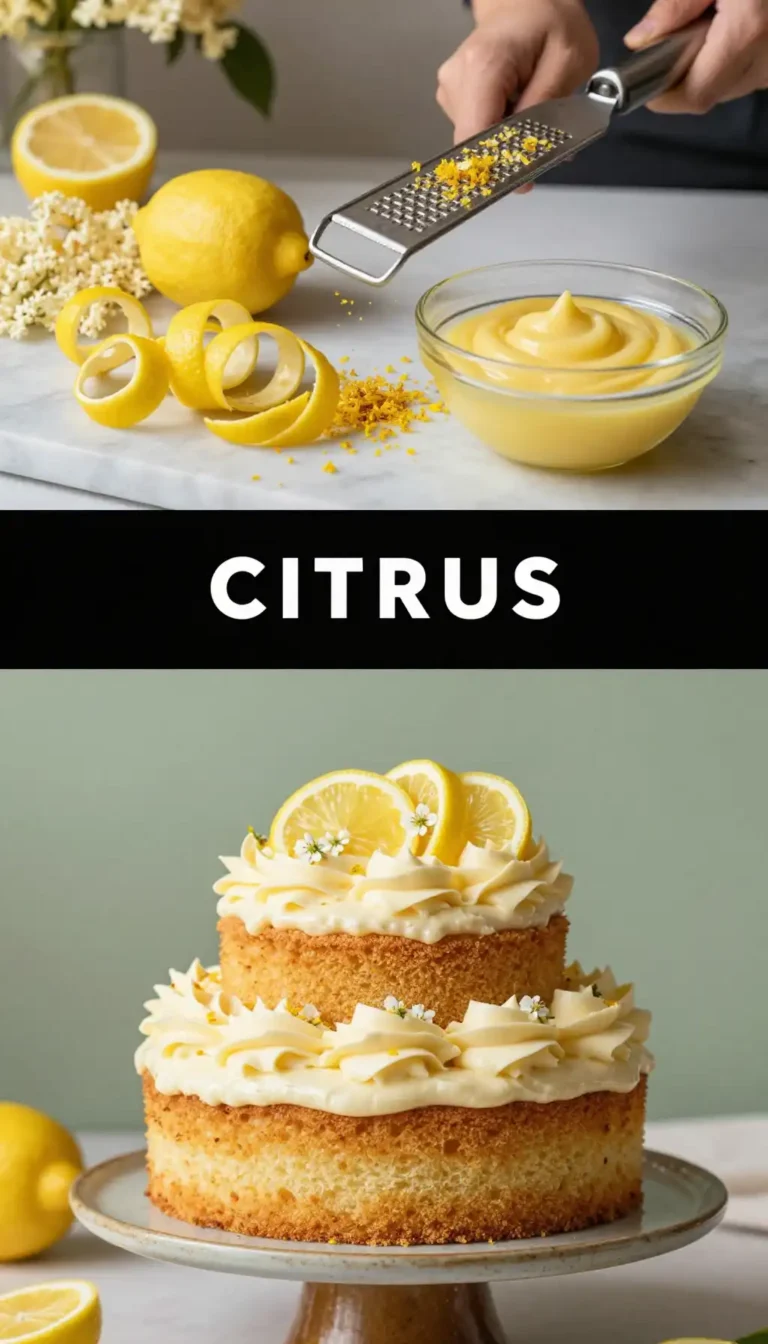 Meyer Lemon And Elderflower Layer Cake