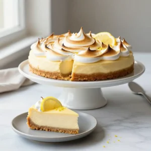 Meyer Lemon Meringue Cheesecake Recipe