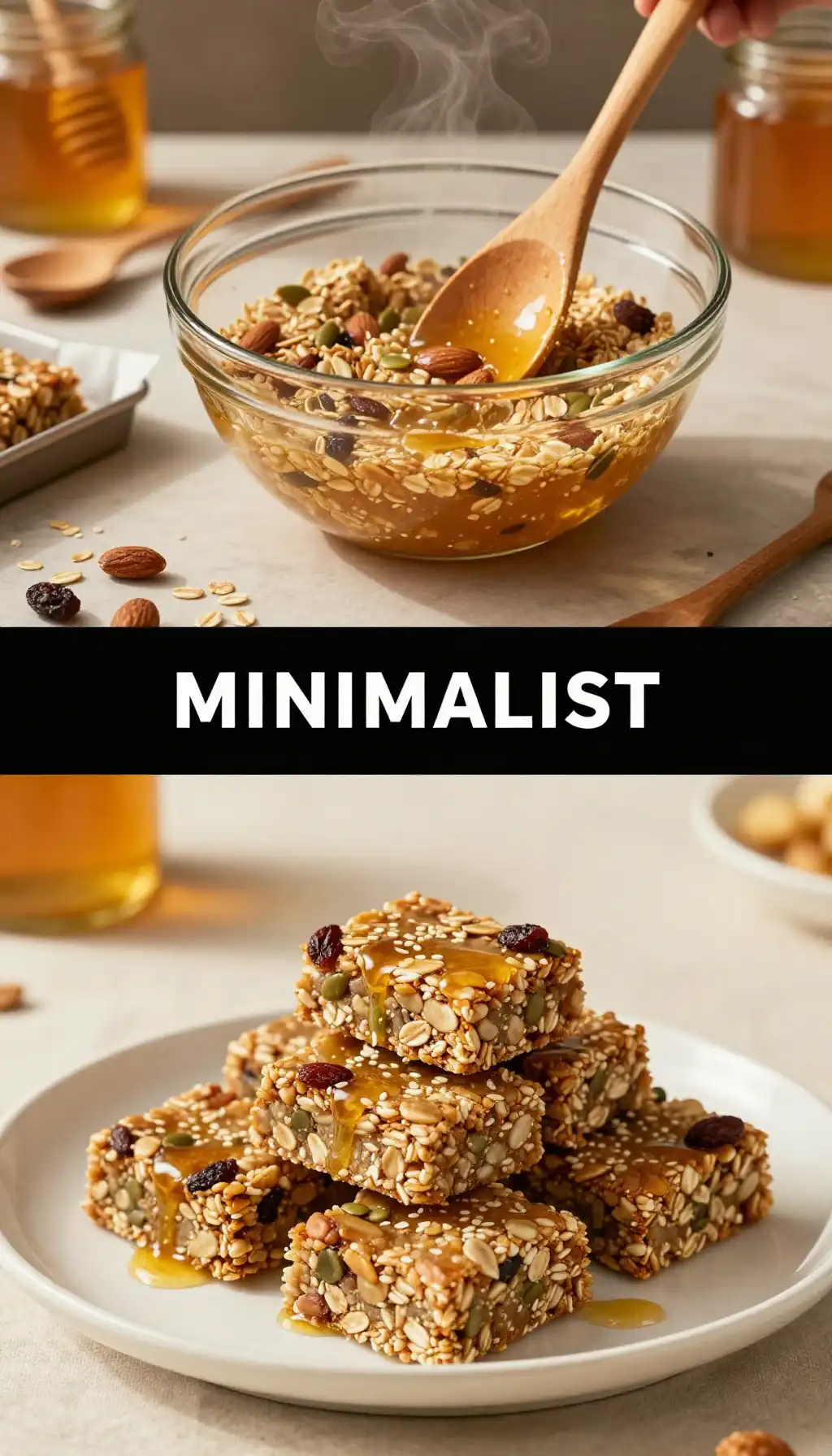 Minimalist Oat And Honey Bars