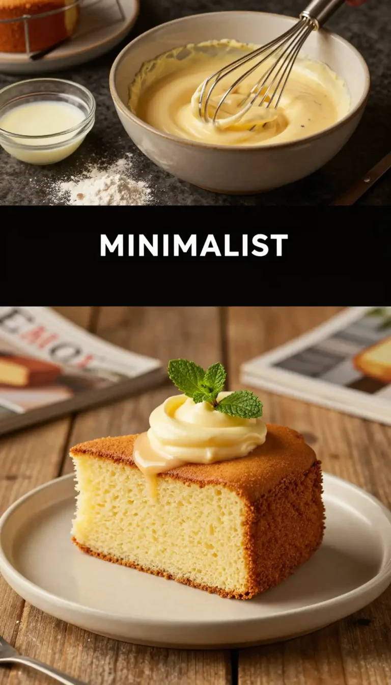 Minimalist Vanilla Buttermilk Cake