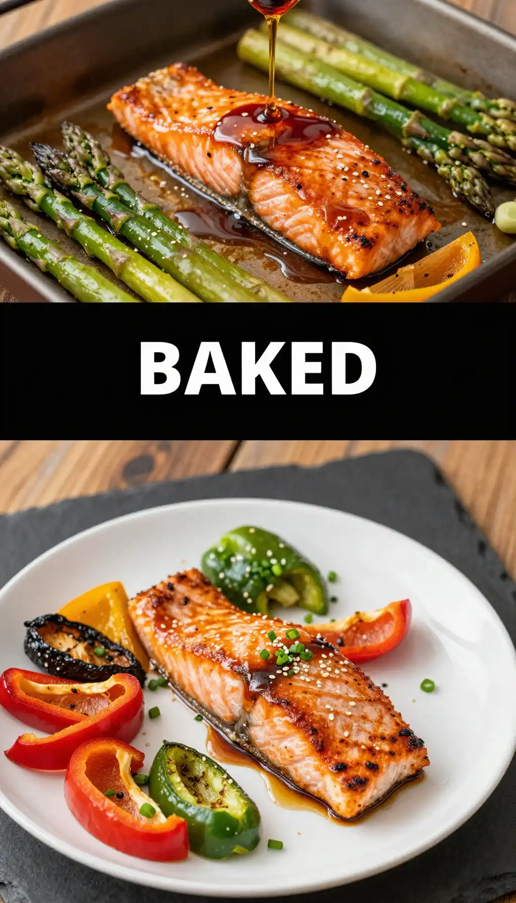 Miso Glazed Salmon with Roasted Bok Choy