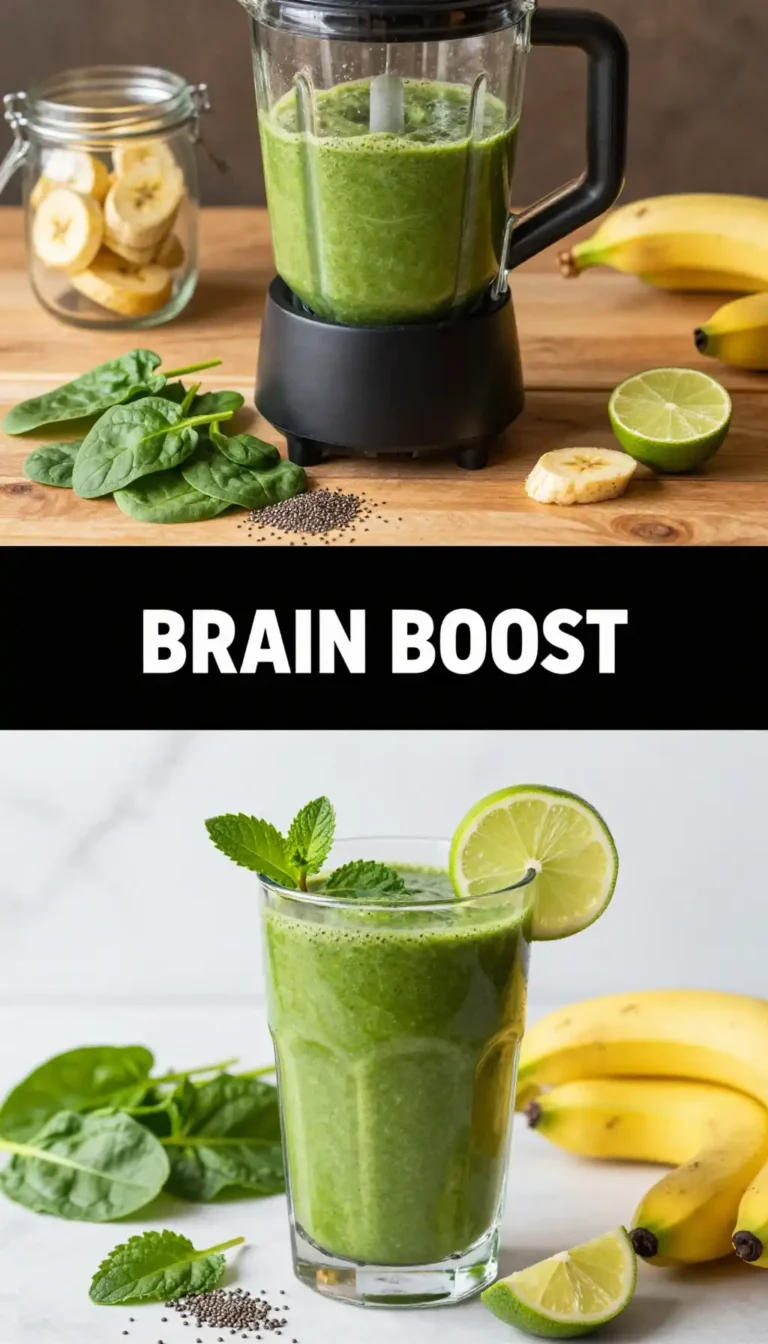 Moringa Green Energy Smoothie for Brain Boost