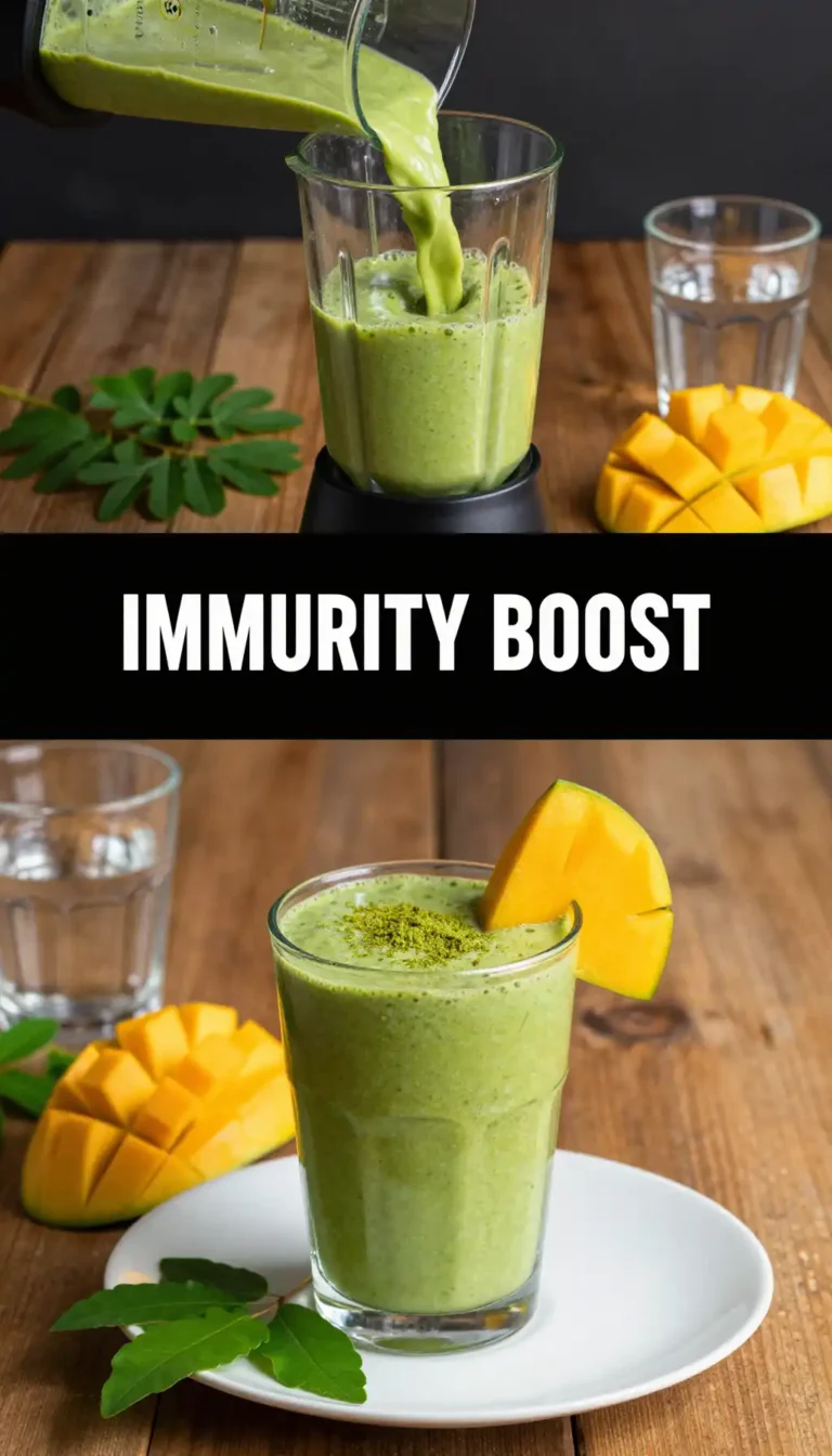 Moringa Mango Smoothie for Nutrient Density
