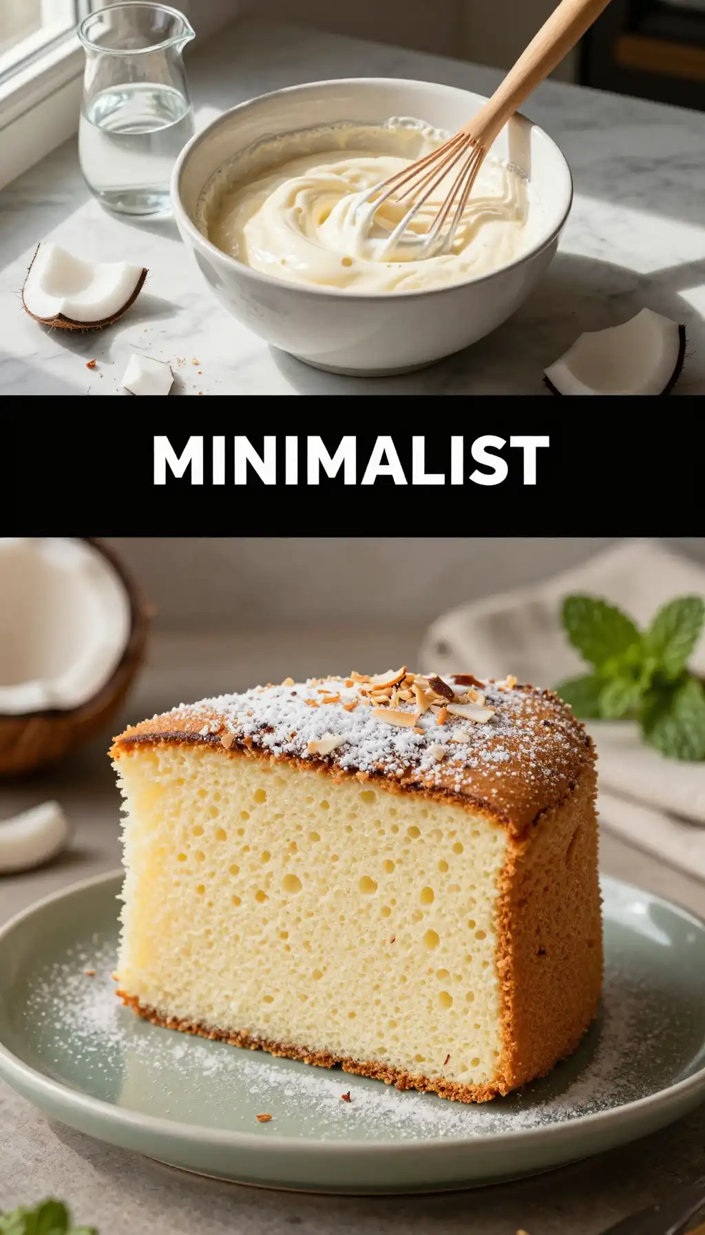 Naked Coconut Water Sponge Cake