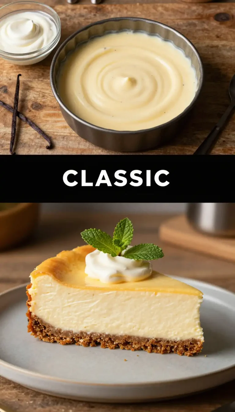 New York Style Vanilla Bean Cheesecake