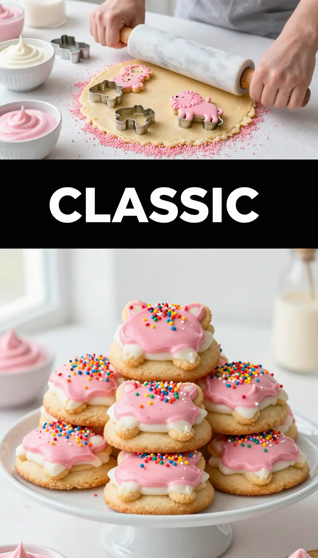 Nostalgic Frosted Animal Style Cookies