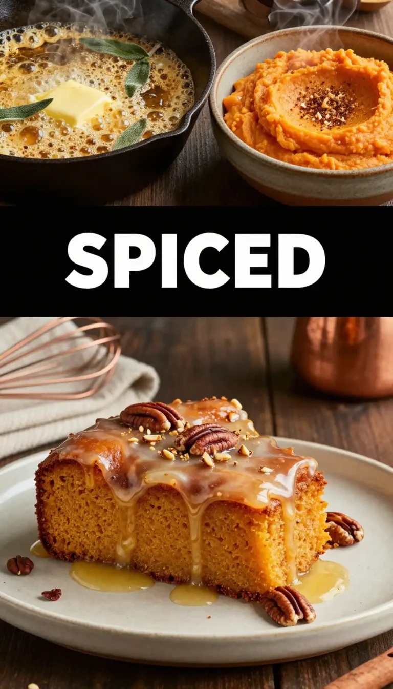 Nutmeg And Brown Butter Sweet Potato Cake