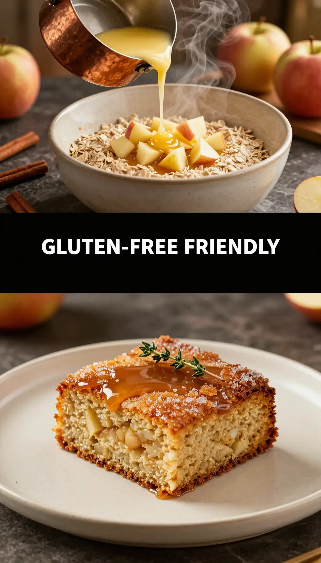 Oat Flour And Brown Butter Apple Cake