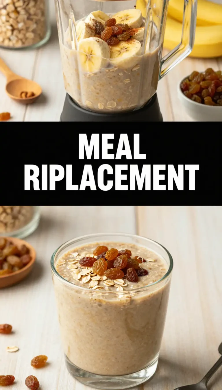 Oatmeal Raisin Smoothie for Breakfast on the Go