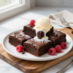 Easy Cakey Chocolate Brownies Recipe From Scratch