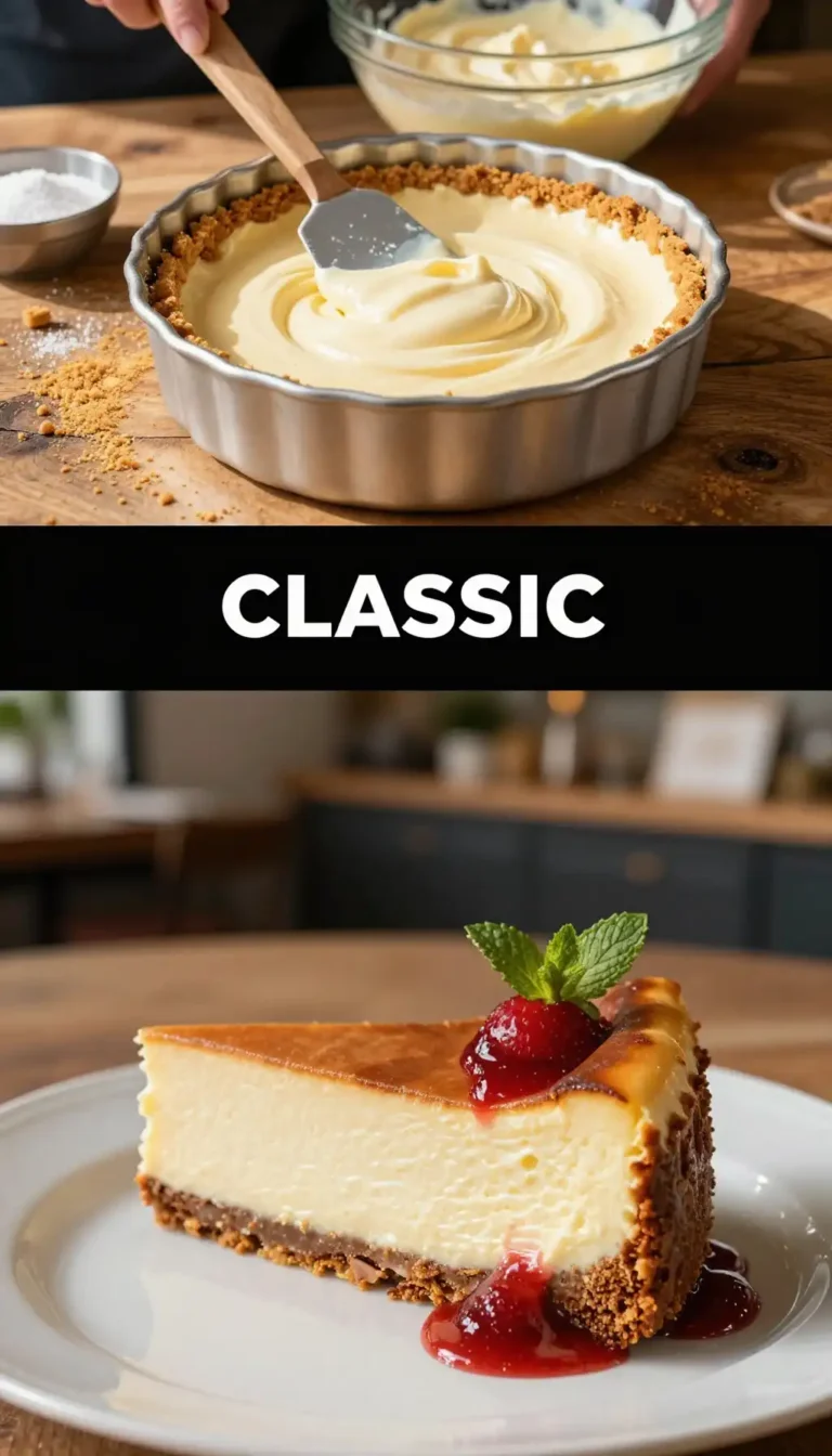 Old-Fashioned Deli Style Cheesecake