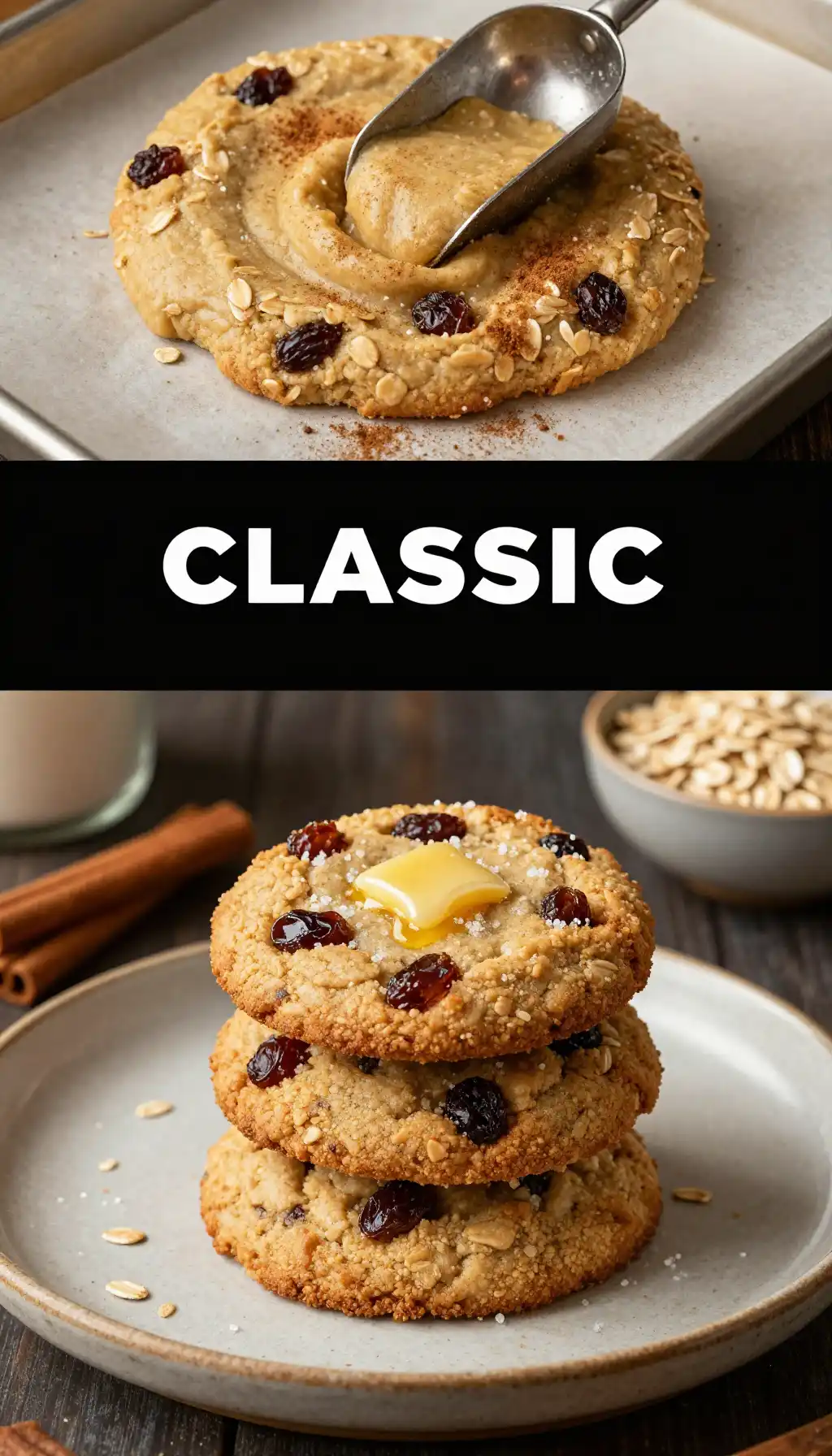 Old-Fashioned Oatmeal Raisin Cookies