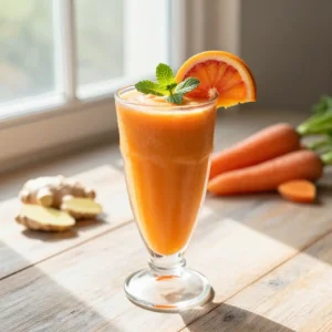 Immune-Boosting Orange Carrot Ginger Smoothie Recipe