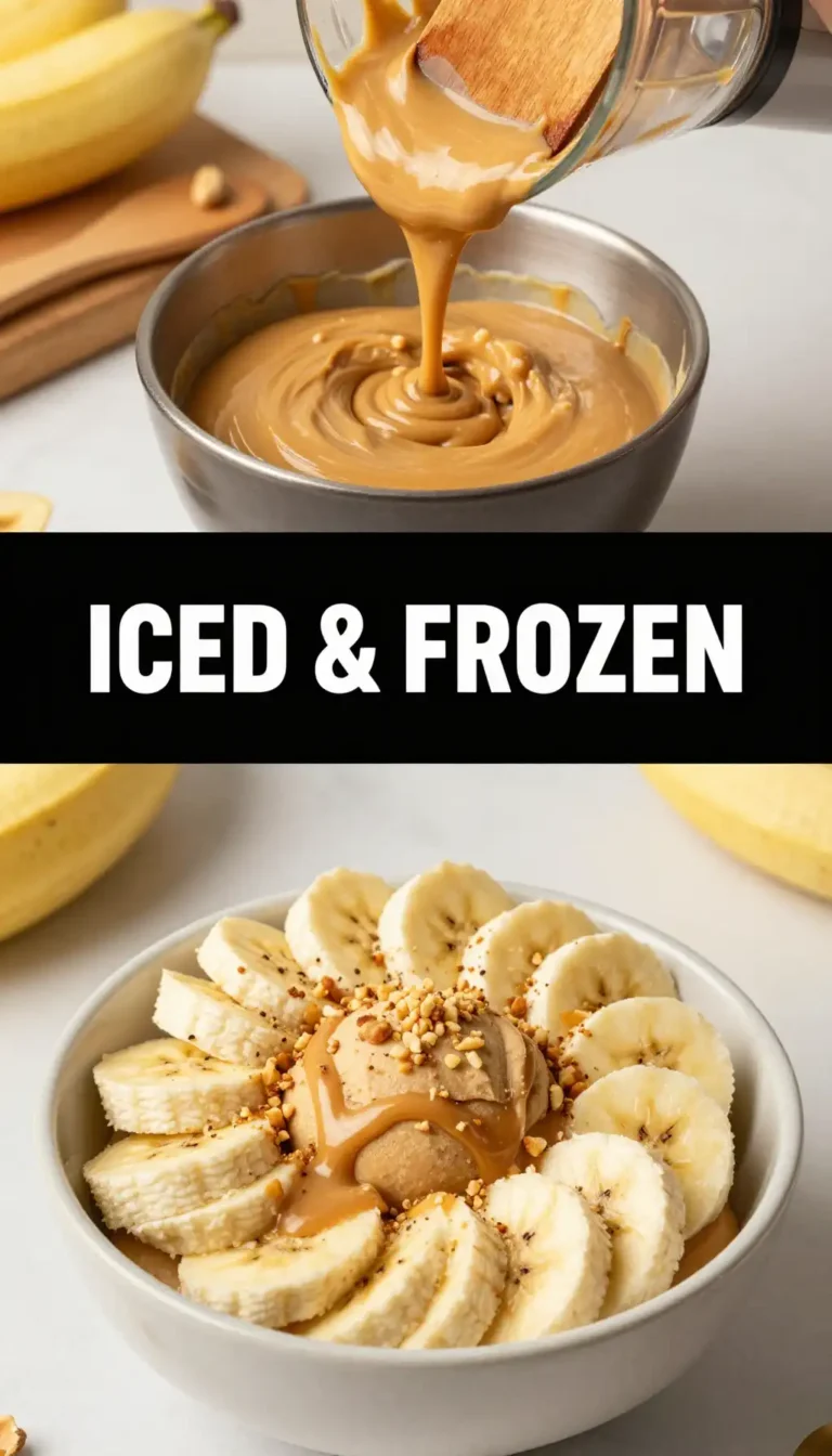Peanut Butter Banana Nice Cream for Healthy Dessert