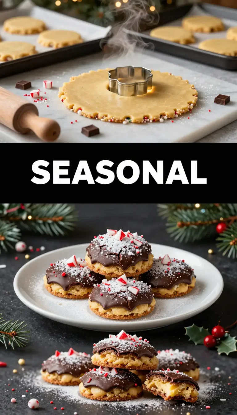 Peppermint Bark Shortbread