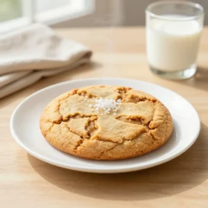 Gooey Personal Peanut Butter Cookie Recipe | Single Serve Treat