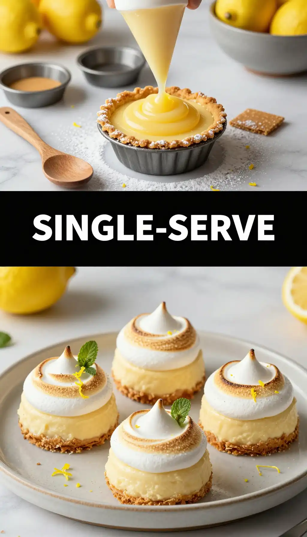 Petite Lemon Meringue Cheesecake