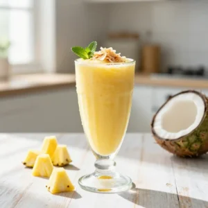 Tropical Pineapple Coconut Hydration Smoothie Recipe