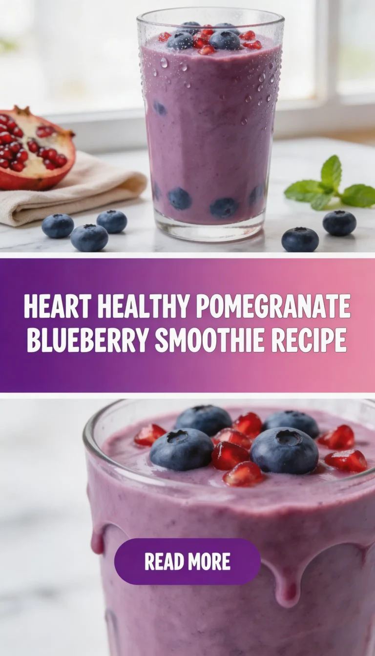 Pomegranate Blueberry Smoothie for Heart