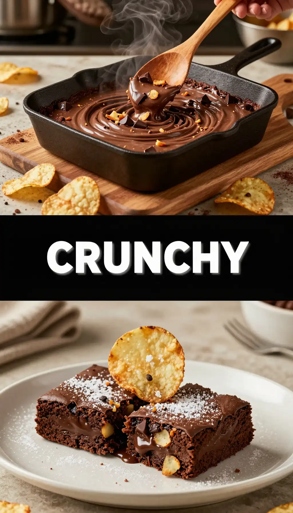 Potato Chip Fudge Brownies