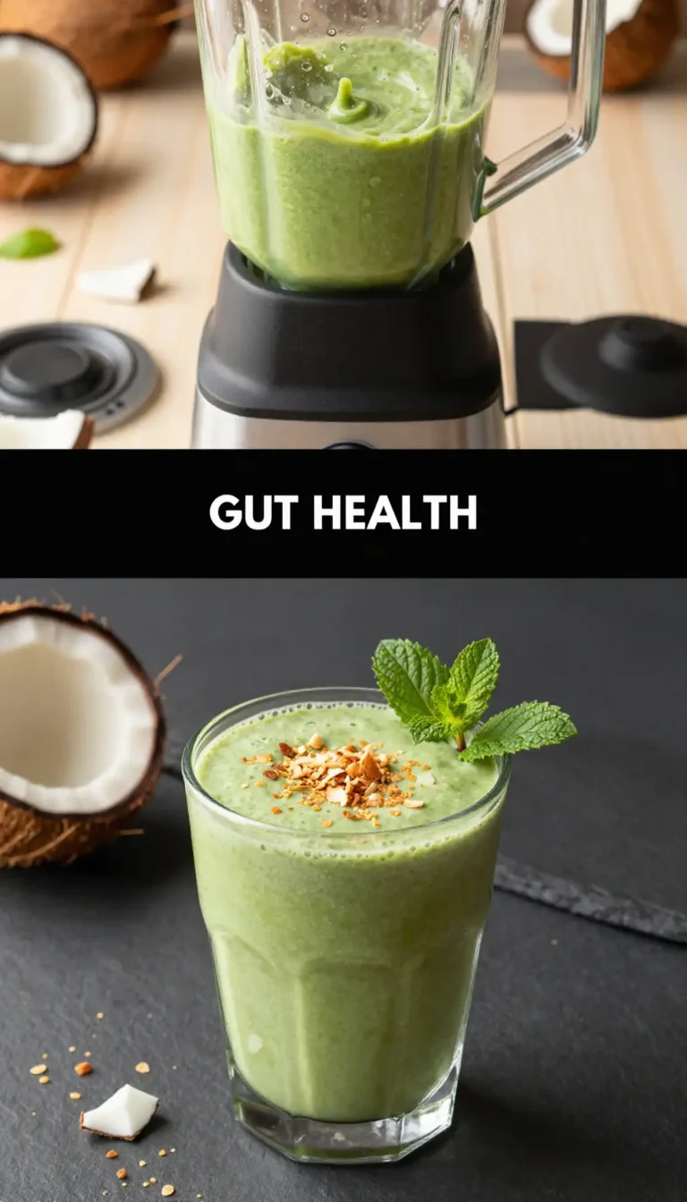 Probiotic Coconut Yogurt Smoothie for Gut Health