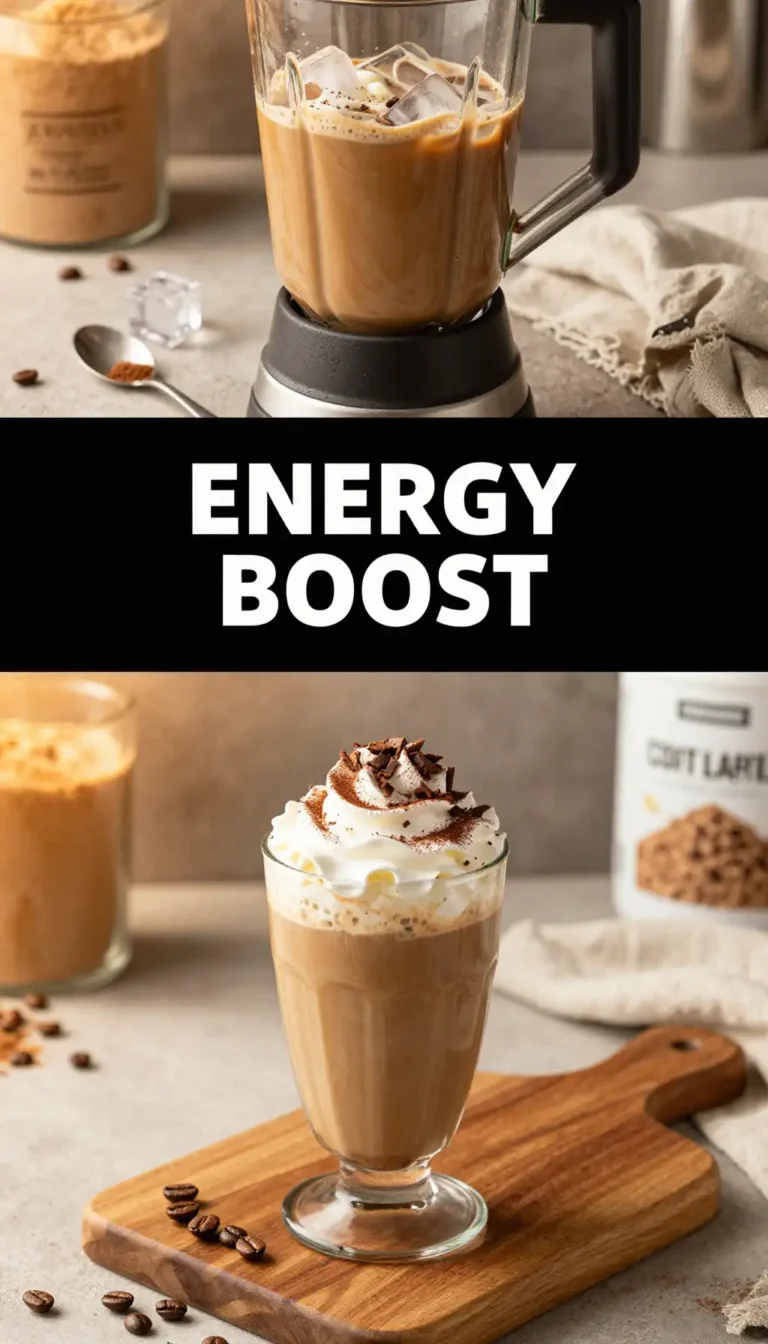 Protein Coffee Frappe for Morning Workout