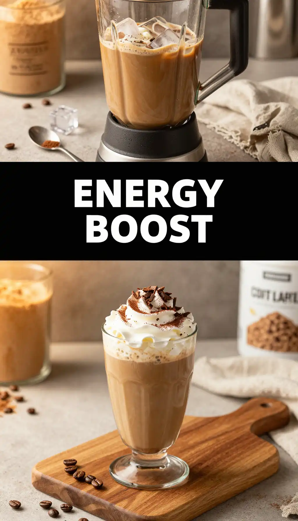 Protein Coffee Frappe for Morning Workout