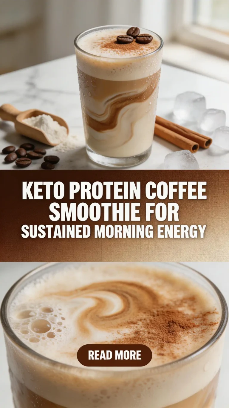 Protein Coffee Smoothie for Morning Energy