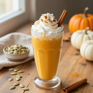 Healthy Pumpkin Spice Latte Smoothie for Fall Mornings